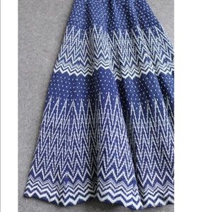 Breathtaking Geometry Pattern Knit Skirt